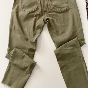 Loft light weight pants with fringe hem.